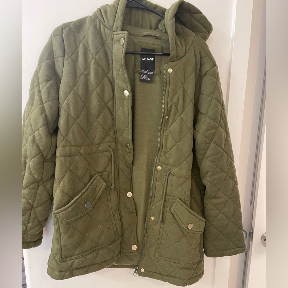 Olive green coat
